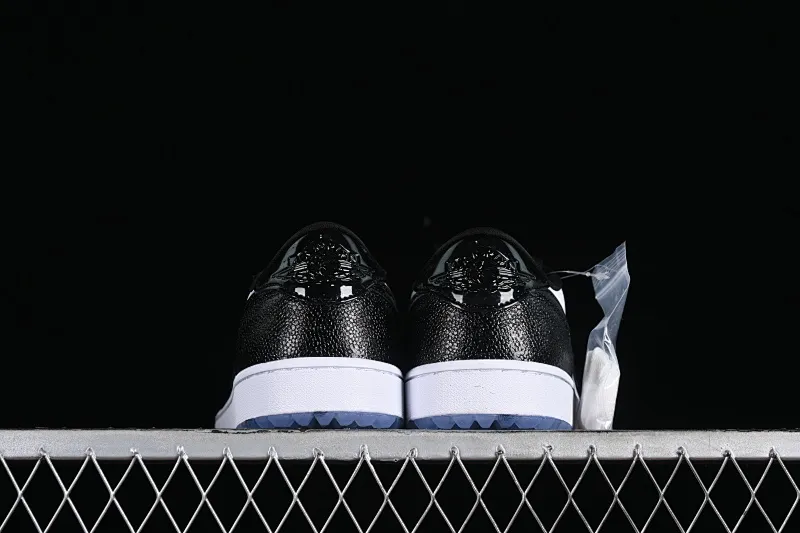 All categories Air Jordan Jordan series basketball shoes Air Jordan 1 Low Z version Air Jordan 1 Low Golf AJ1 Joe 1 new golf version laser patent leather black double hook FZ4159-100